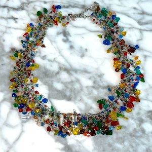 Multicolored beaded necklace